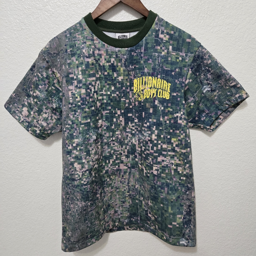 Billionaire Boys Club camo maps short sleeve t shirt